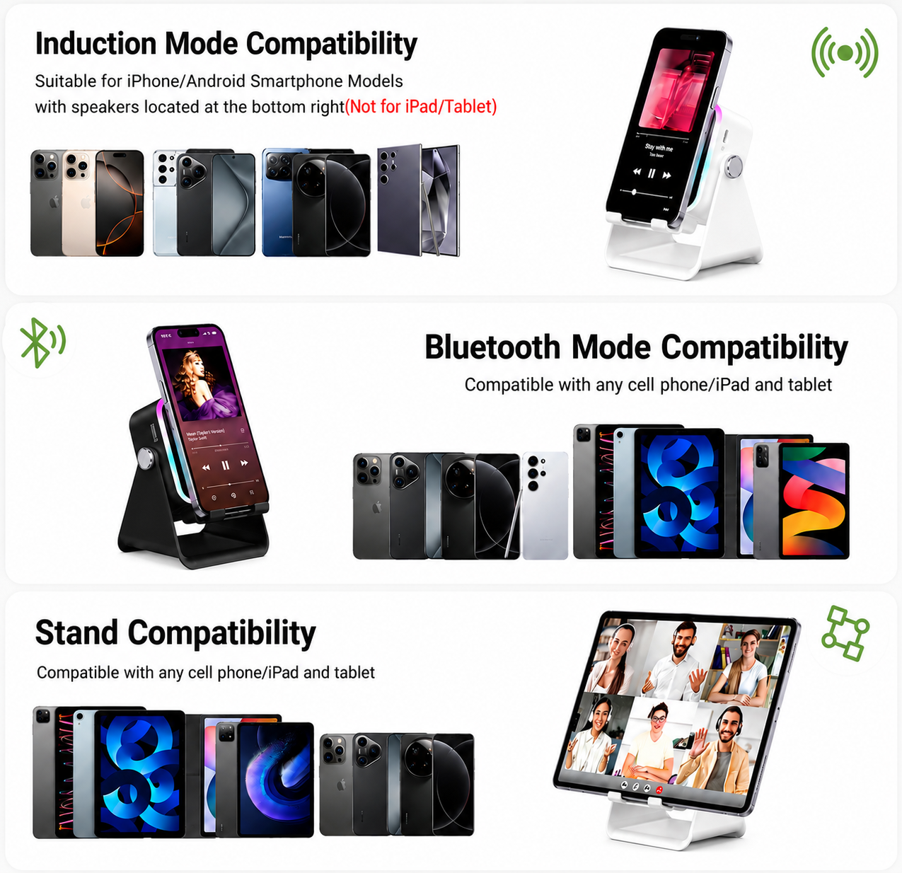5-in-1 Induction Speaker