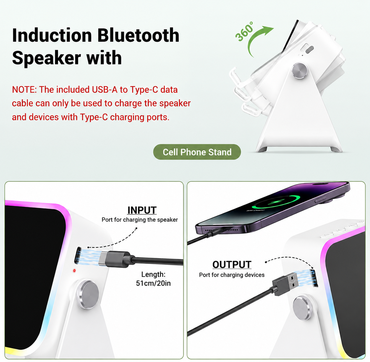 5-in-1 Induction Speaker
